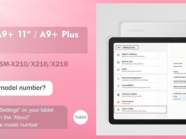 a9+ plus tablet case