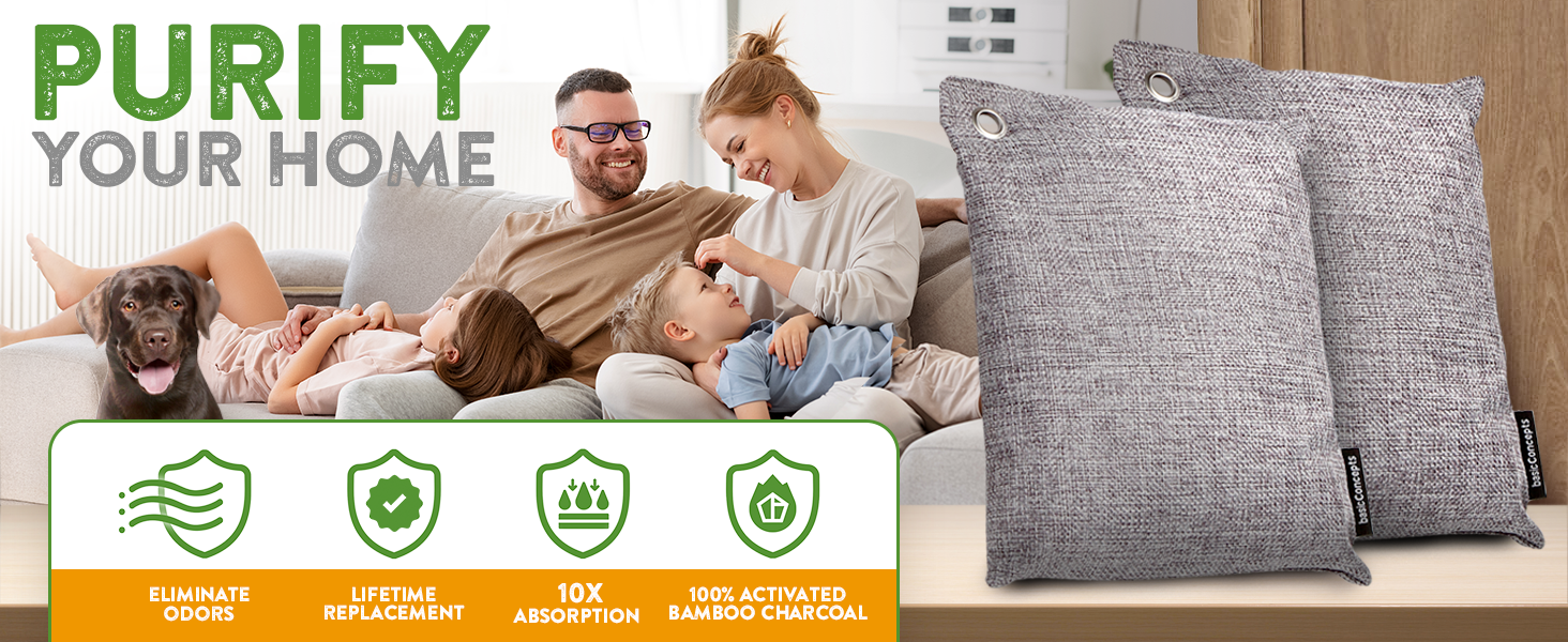 odor charcoal absorber eliminator bags air bamboo deodorizer activated closet bag car purifying