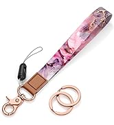 Rimilak Wristlet Keychain, Wrist Lanyard Key Chain for Women Men Car Keys ID Badges Card Wallet P...