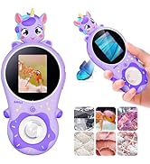 Purple Kids Microscope-Mini Handheld Digital Toy Microscope,Biological Microscopes for Kids Educa...