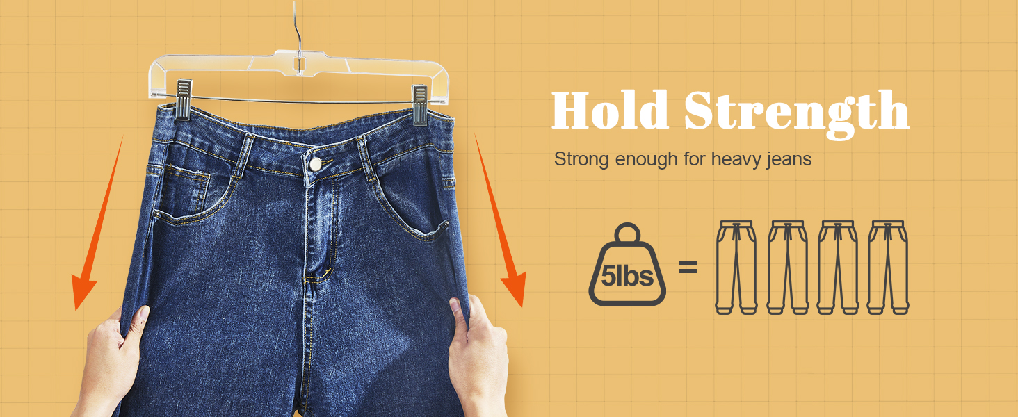 jeans hangers heavy duty