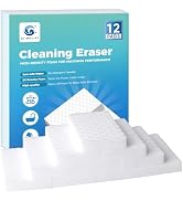 GLIMGLINT 12PK Magic Sponges Cleaning Eraser, Powerful Scrubber Foam Pads, 2X Density Stronger Sp...