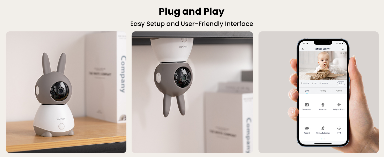 baby monitor with camera and audio wifi 2 camera baby monitor split screen