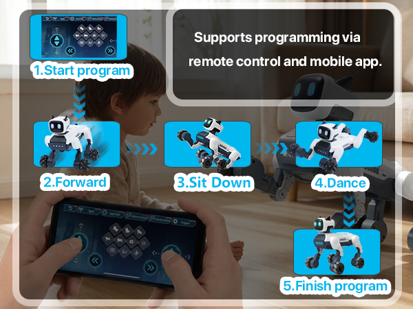 kid robot dog toy, toy for kids 5 6 7, toy for kids 8 9 10, indoor interactive toy,