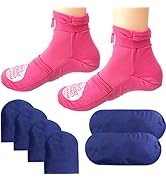 Reusable Cold Therapy Socks, Gel Ice Pack for Feet Heels Injuries Swelling, Hot and Cold Therapy ...