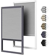 Yotache Customizable Blackout Blinds with Aluminum Frame No Drill, Thermal Insulated Window Shade...