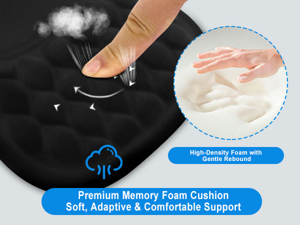 mouse pad with wrist support