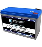 Mighty Max Battery ML10-12LI - 12 Volt 10 AH Deep Cycle Lithium Iron Phosphate (LiFePO4) Recharge...