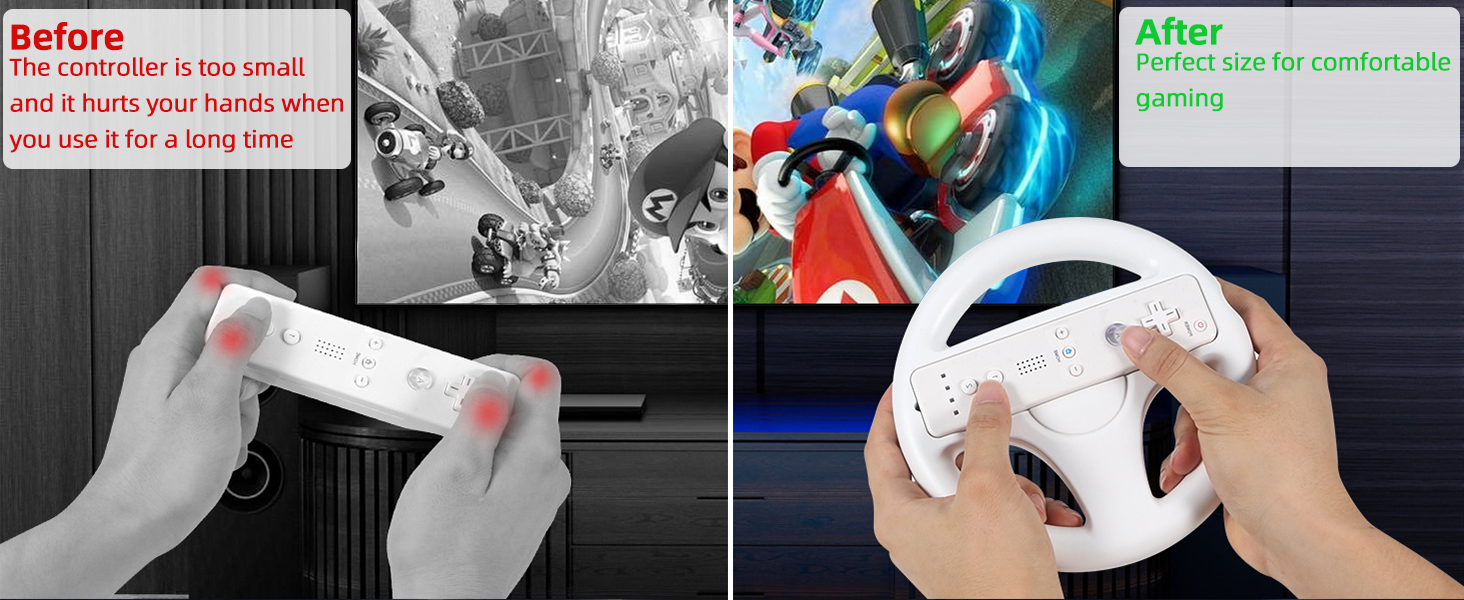 Comparison of the front and back experience of the steering wheel remote control