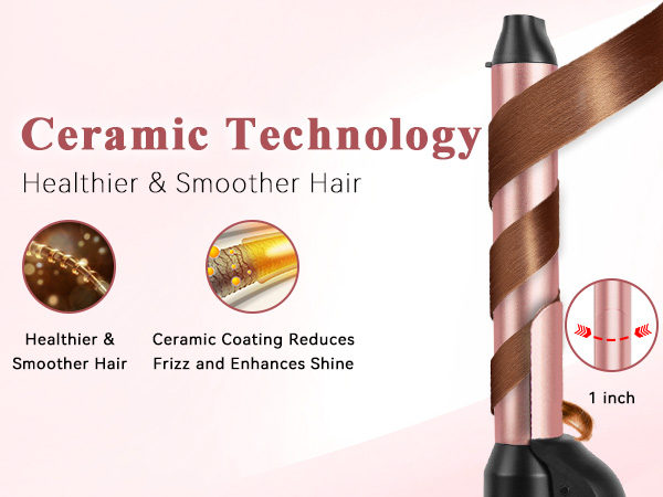 beach waver curling iron auto rotating