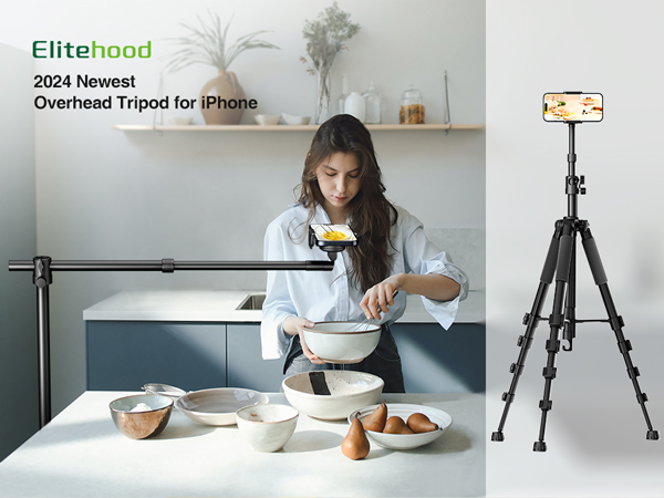 phone tripod for overhead recording