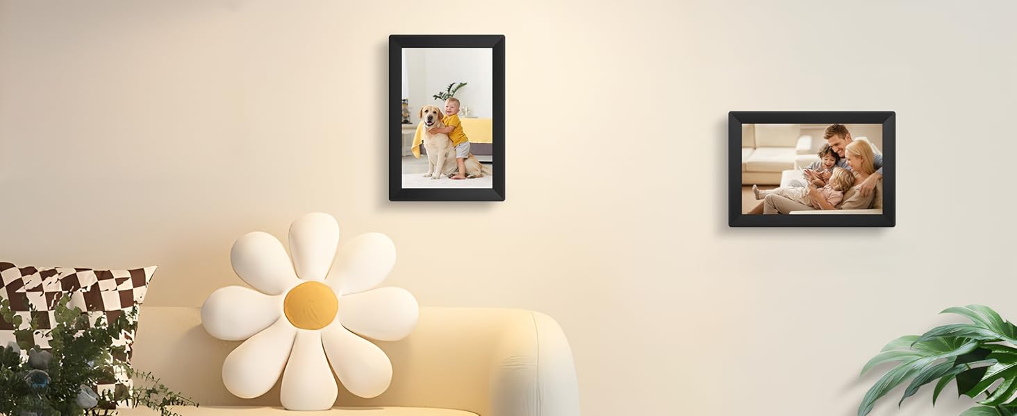 Uhale 10.1inch Digital Picture Frame WiFi Smart Touch Screen Digital Photo Frame