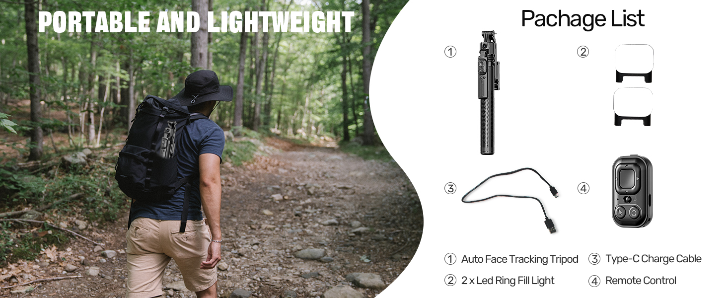 auto tracking tripod for iphone