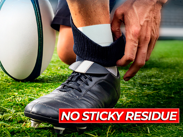 sports taping without glue residue