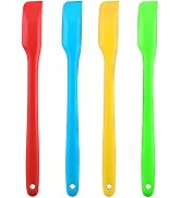 Yoku Made- Small Spatulas Set, Heat-resistant Mini Spatulas with Sharp and thin Edge, Nonstick Si...