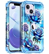 Miqala Compatible with iPhone 13 Case &amp; iPhone 14 Case,Glow in The Dark Three Layer Heavy Duty Sh...