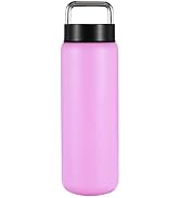 DEQIANG 24oz Tumbler with Handle and Lid, Travel Mug Water Tumbler, Steel Insulated Tumbler, Vacu...