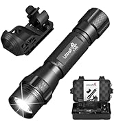 ULTRAFIRE 1000 High Lumen Tactical EDC Flashlight with Holster,Single Mode Police Flashlight with...