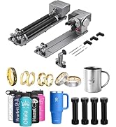 ATOMSTACK R8 PRO and H5, rotary chuck and high base (Plastic)