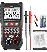 Multimeter TRMS 4000 Counts Digital Multimeter DC AC Voltage Tester Auto-Ranging Voltmeter with N...