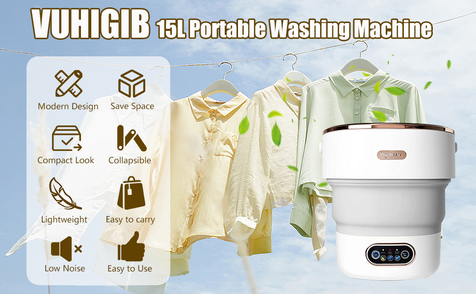 VUHIGIB Portable Washing Machine