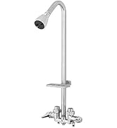 Homewerks 3070-250-CH-B-WS Exposed Utility Shower Head Kit, Chrome