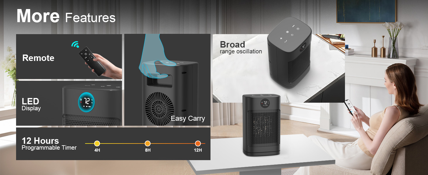 Remote LED 12H Timer Handle