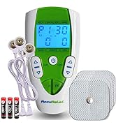 AccuRelief TENS Unit Pain Relief System - Muscle Stimulator For Pain Relief From Back Pain, Neck ...