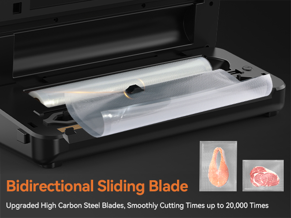 vacuum sealer machine with bag cutter