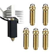 Centauri Carbon/Centauri Ceramic Hotend with 0.2mm Detachable Brass-Hardened Steel Nozzle 3D Prin...