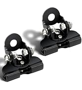 Led Light Bar Hood Mounting Brackets, 2pcs Led Work Light Mounting Bracket Kit, Aluminum Alloy Cl...