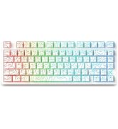 FKZ MCHOSE Jet 75 Rapid Trigger Gaming Keyboard,75% Hall Effect Magnetic Switch Adjustable Actuat...
