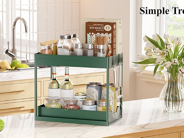 Simple Trending Under Sink Organizer 2 Pack