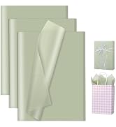 woric 80 Sheets Sage Green Tissue Paper, 20 X 14 Inches | Tissue Paper for Gift Bags Wrapping Tis...