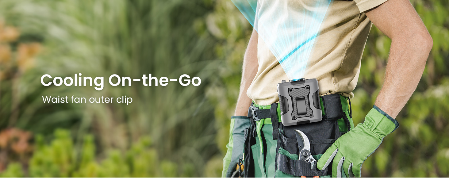 cool clip fan under shirt waist fan shirt fan waist clip fan