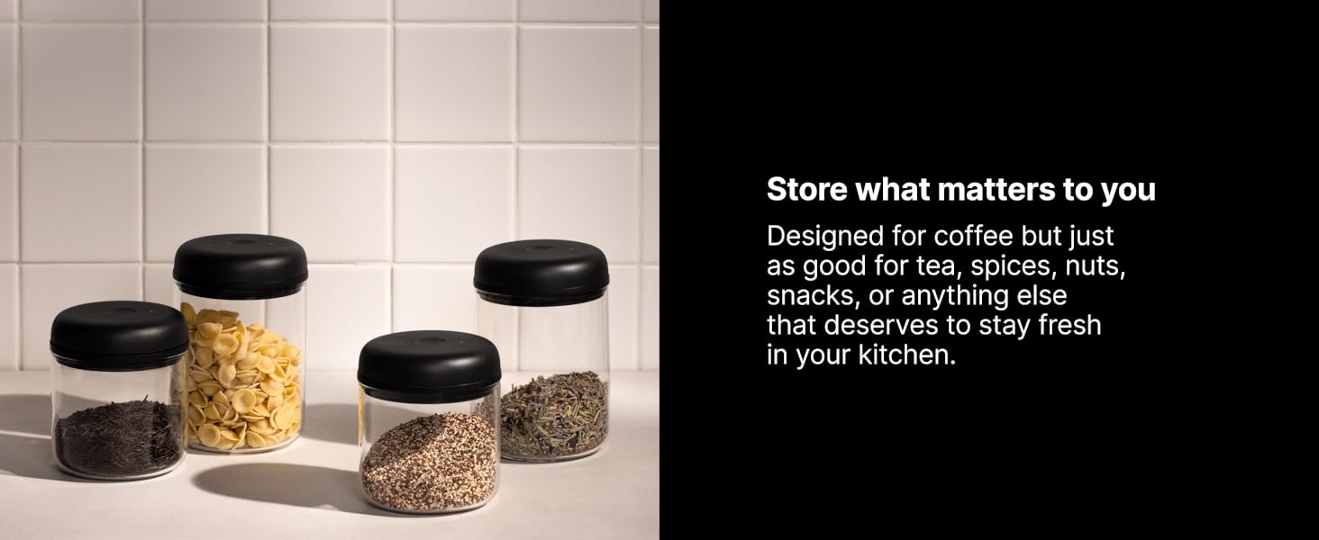 Store what matters tea spices nuts snacks, coffee