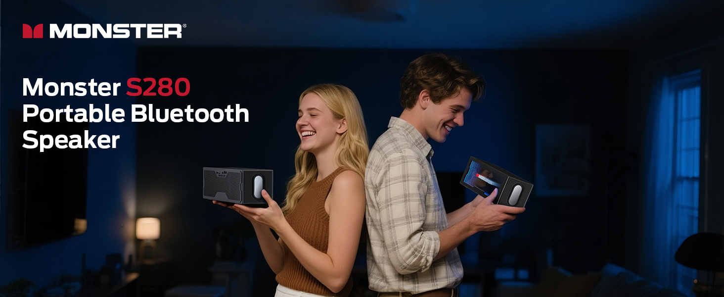 Monster S280 Portable Bluetooth Speaker