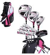 Aspire XD1 Womens Golf Clubs Full Set, Includes Driver, Fairway, Hybrid, 6-PW Irons, Putter, Stan...