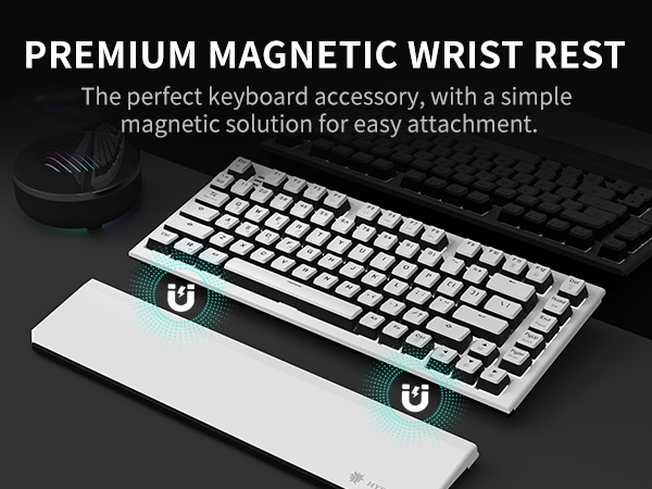 keyboard with wrist rest