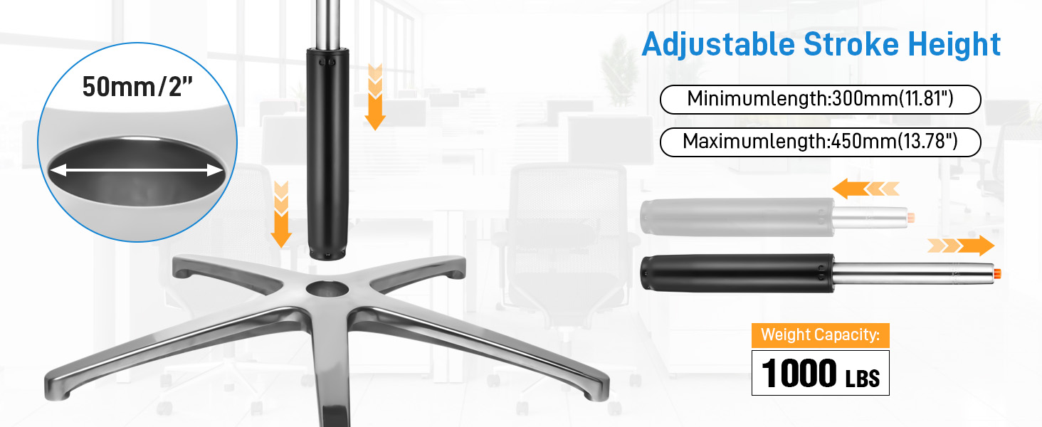 office chair gas lift cylinder replacement