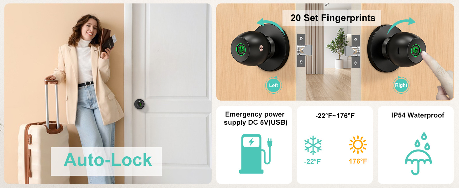 Smart Finger Print Door Lock