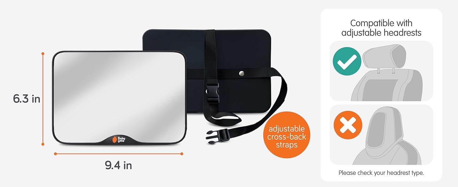 Compatible with adjustable headrests