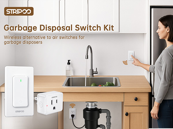 remote control outlet remote light switch wireless light switch garbage disposal
