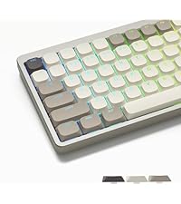 Womier Keycaps, Low Profile Keycaps, Shine Through Custom PBT Keyboard Key caps for 60% 65% 75% 80% ...