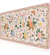 HAOCOO Desk Matt for Desktop, Pink Desk Pad Mat, Cute Keyboard Mat, Non-Slip Pink Mouse Pad with ...