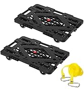 Furniture Movers Dolly Furniture Movers with Wheels, Portable Moving Rollers Leg Dollies for Heav...