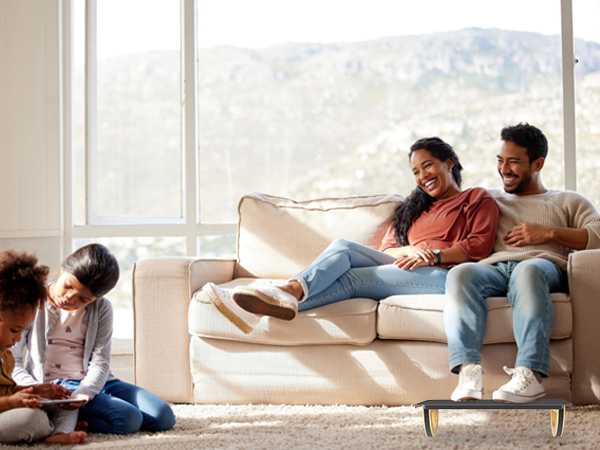 Wooden Footrest for Posture Support &amp; Blood Circulation