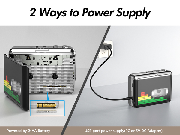 portable cassette player