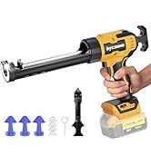 byczone Electric Caulking Gun Compatible With Dewalt 20V Max Battery, 10 Oz Cordless Caulk Gun wi...