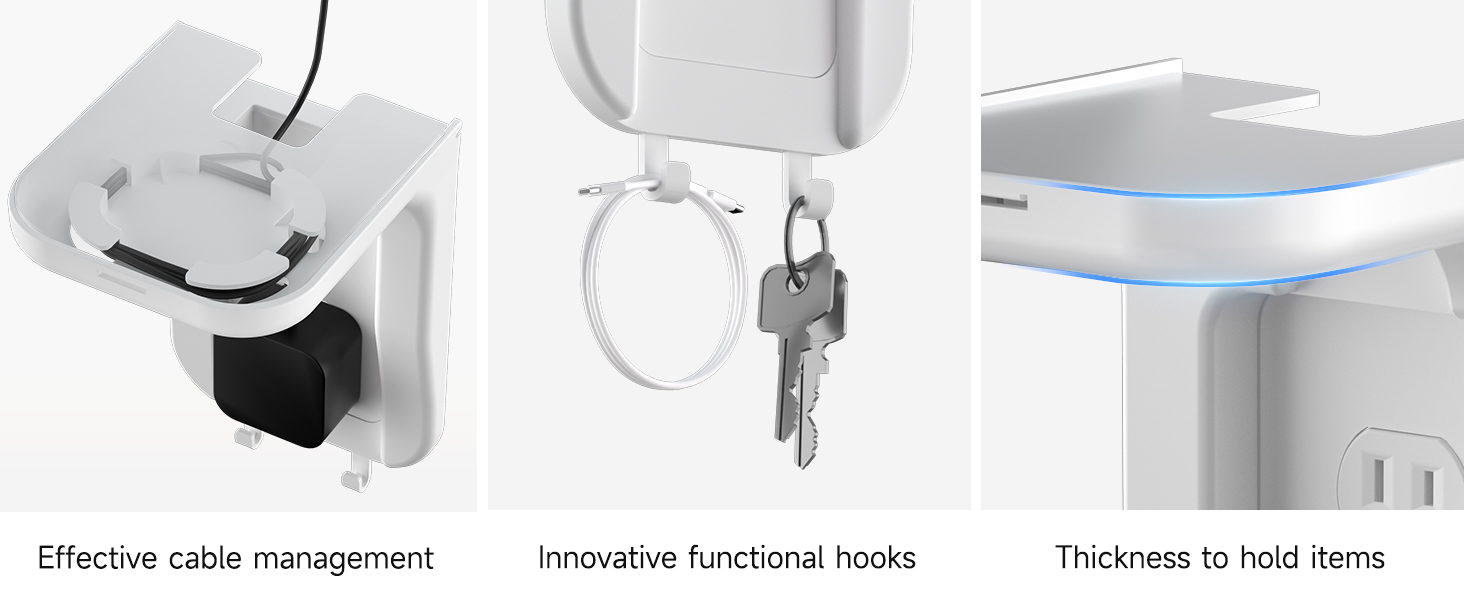 Wall Outlet Shelf